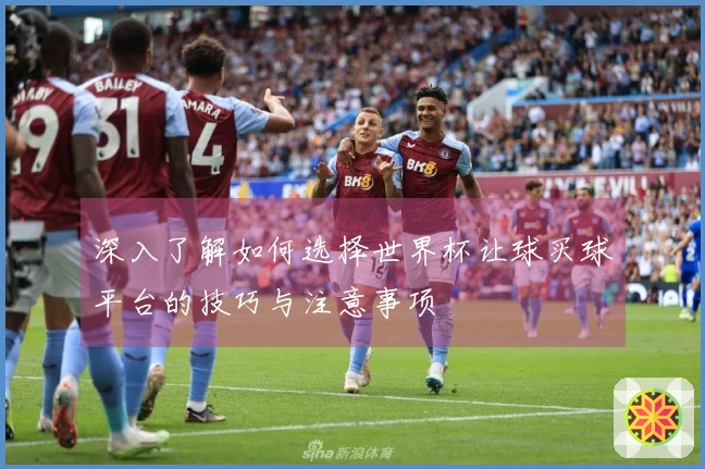 深入了解如何选择世界杯让球买球平台的技巧与注意事项