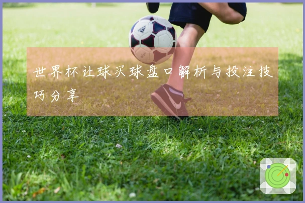 世界杯让球买球盘口解析与投注技巧分享